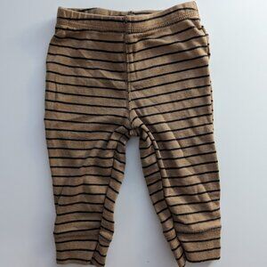 Carter's brown and black stripe leggings
